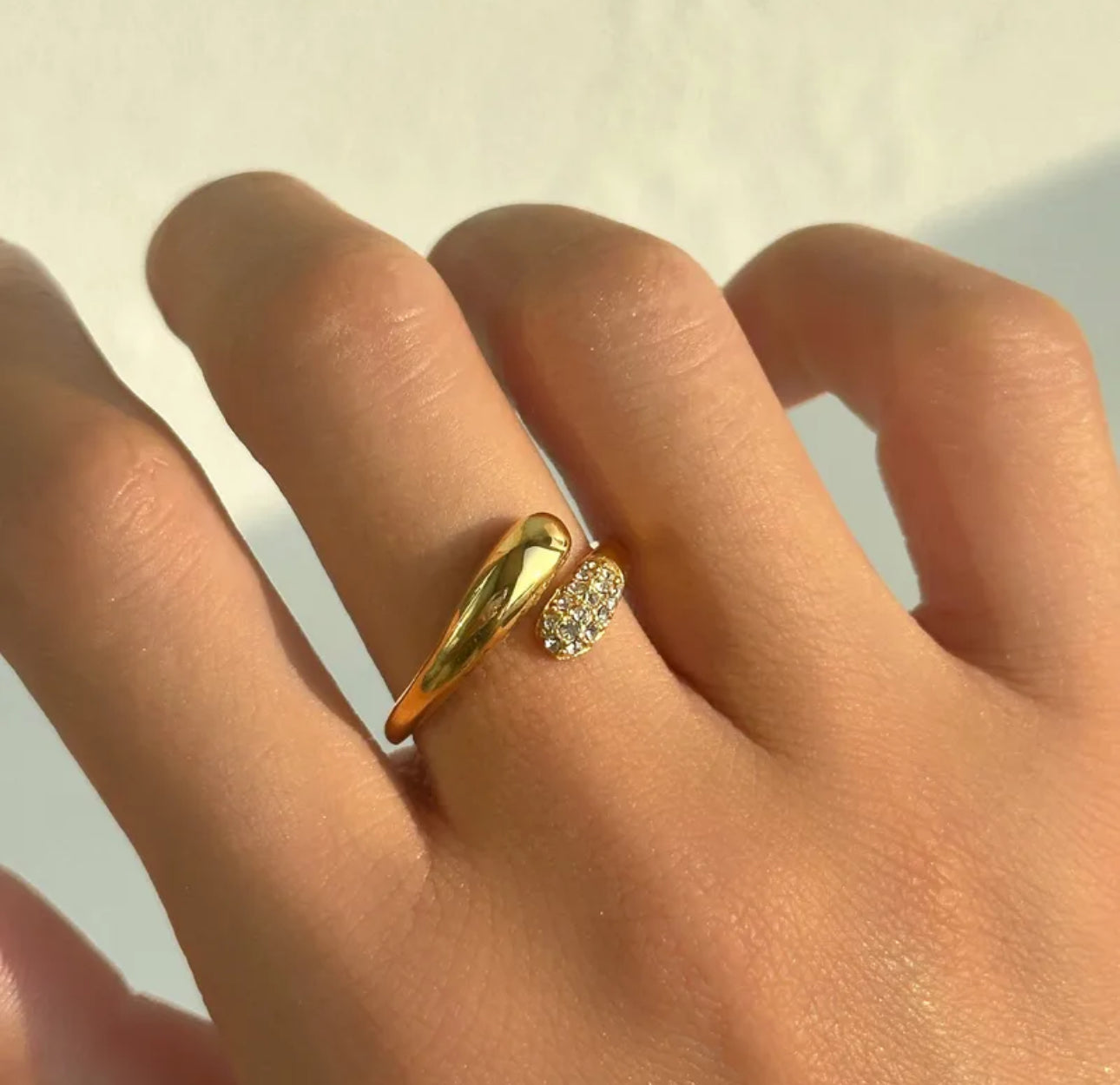 Golden Embrace Ring
